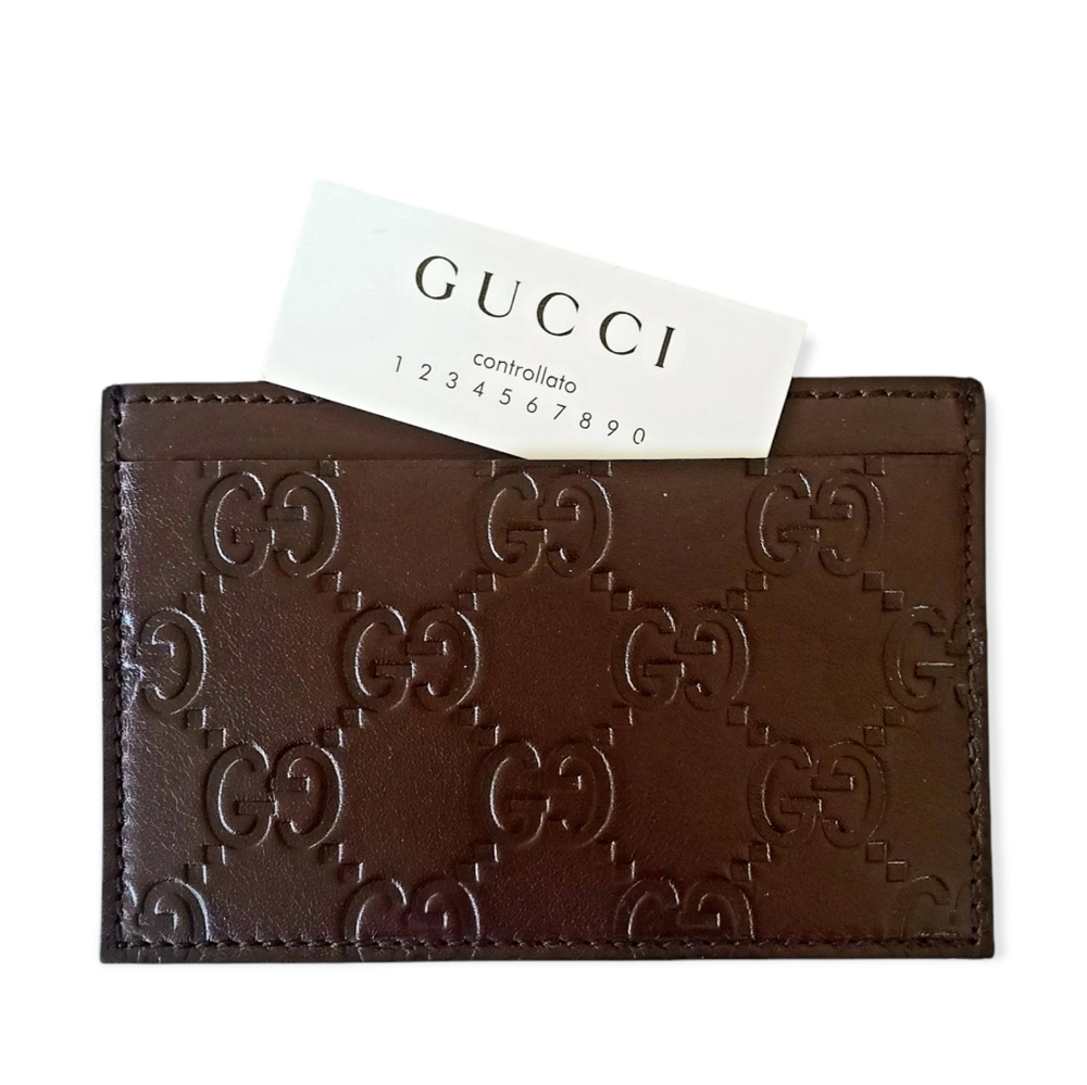 Gucci Guccissima Card Case